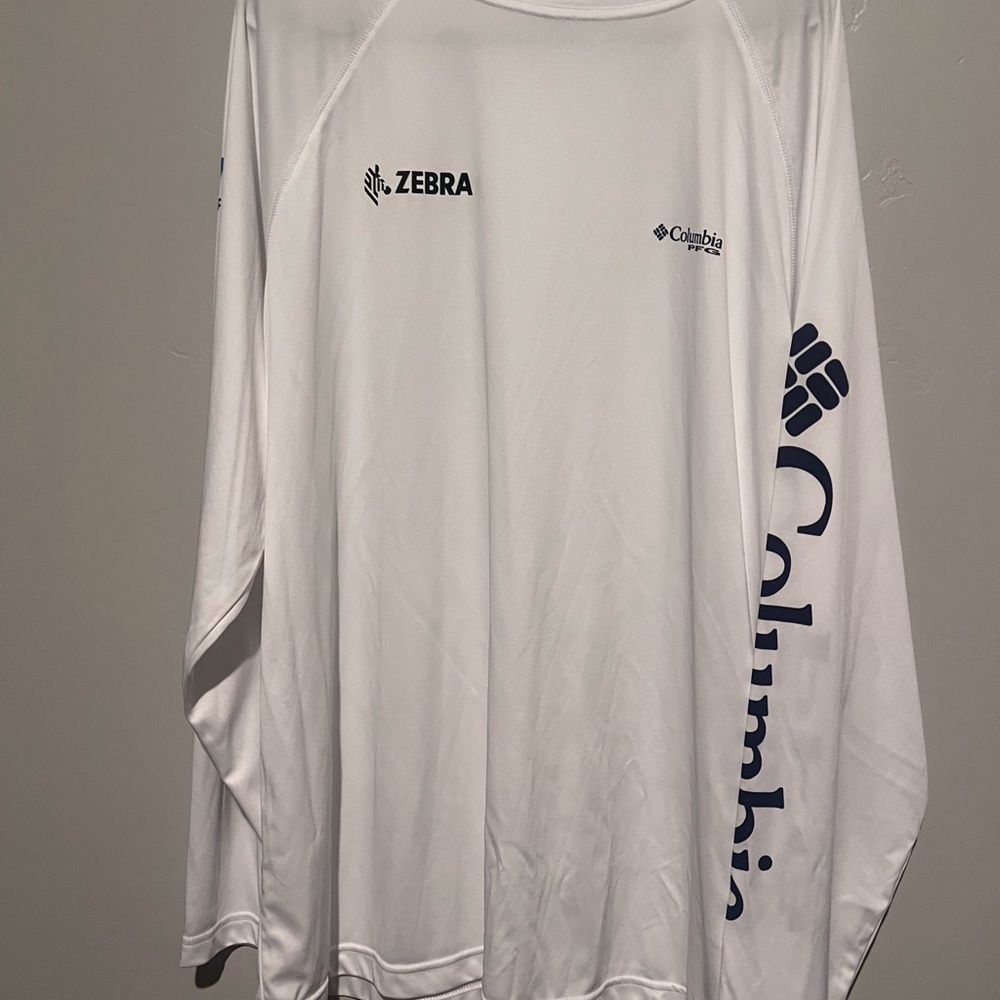 Columbia Omni-Shade UPF 50 White Shirt